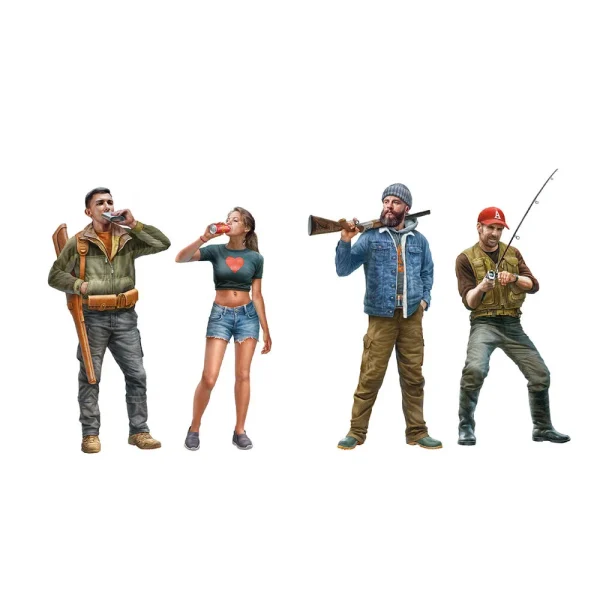 5568344358-4 AK Interactive - HUNTING & FISHING 1/35 SCALE - AK35026