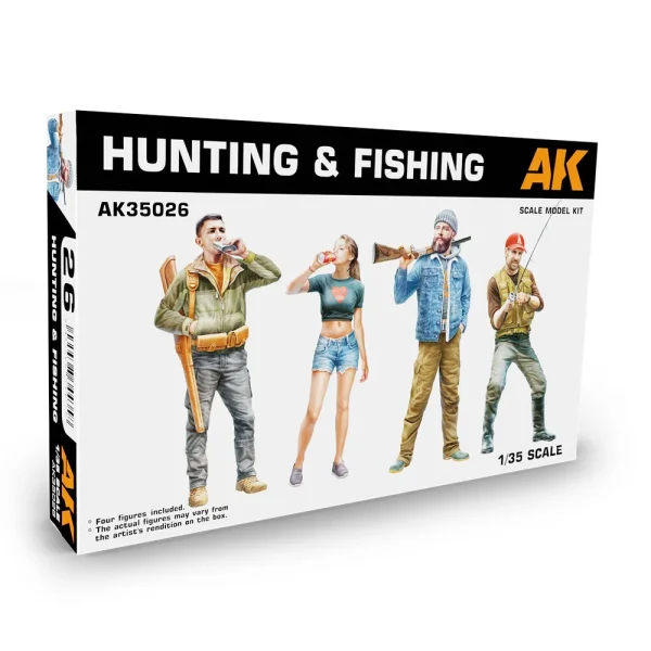 5568344358 AK Interactive – HUNTING & FISHING 1/35 SCALE – AK35026 - AK Interactive - Ludik Vault