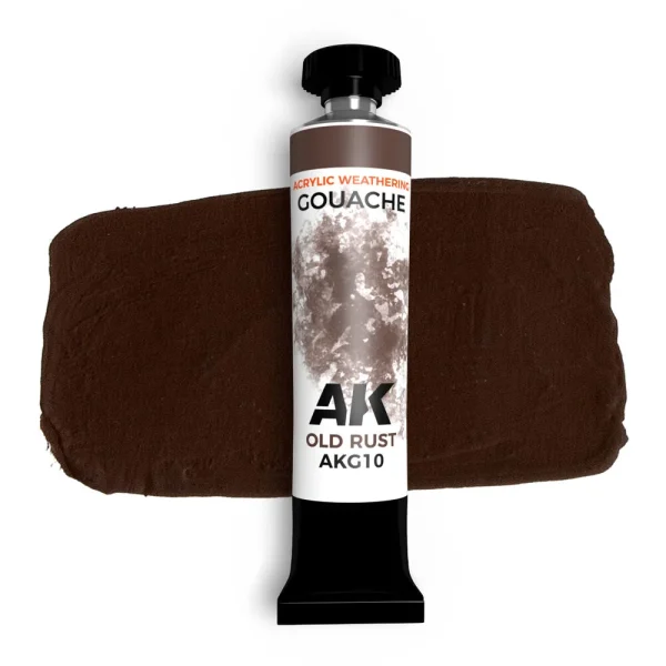 5568344549 AK Interactive – OLD RUST – AK GOUACHE 20 ml. – AKG10 - AK Interactive - Ludik Vault