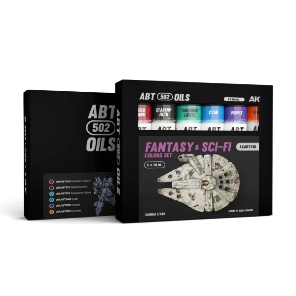 5568344693 AK Interactive – FANTASY & SCI-FI COLORS SET – ABT 502 OILS – AKABT310 - AK Interactive - Ludik Vault