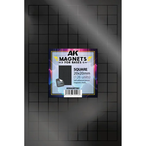 5568345188 AK Interactive – SQUARE/CUADRADO 20 X 20 – 126 unid – AKMAGNET002 - AK Interactive - Ludik Vault