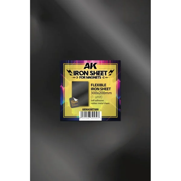 AK Interactive – IRON SHEET FOR MAGNETS 300x200mm – AKMAGNET000 - AK Interactive - Ludik Vault