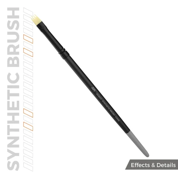 5568345508 AK Interactive – AK SYNTHETIC BRUSH – COMB – AKB011 - AK Interactive - Ludik Vault