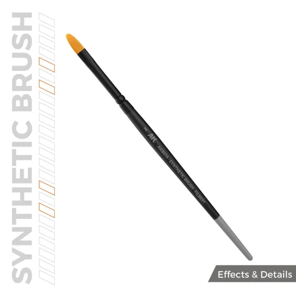 AK Interactive - AK SYNTHETIC BRUSH - FILBERT 2 - AKB014