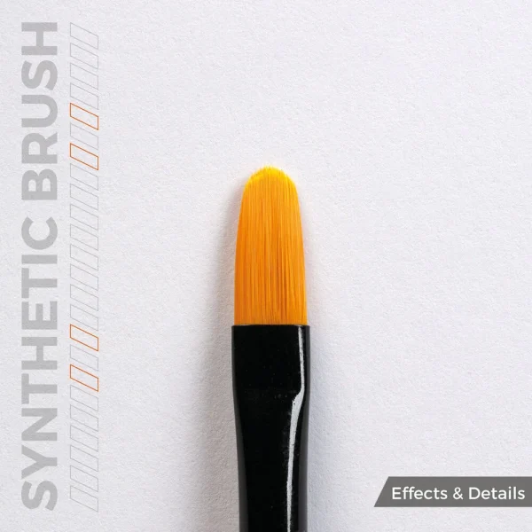 AK Interactive - AK SYNTHETIC BRUSH - FILBERT 6 - AKB016