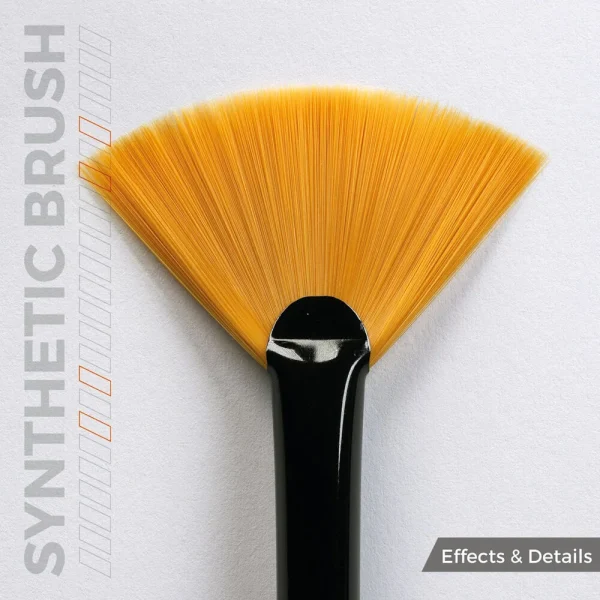 AK Interactive - AK SYNTHETIC BRUSH - FAN SHAPE - AKB017