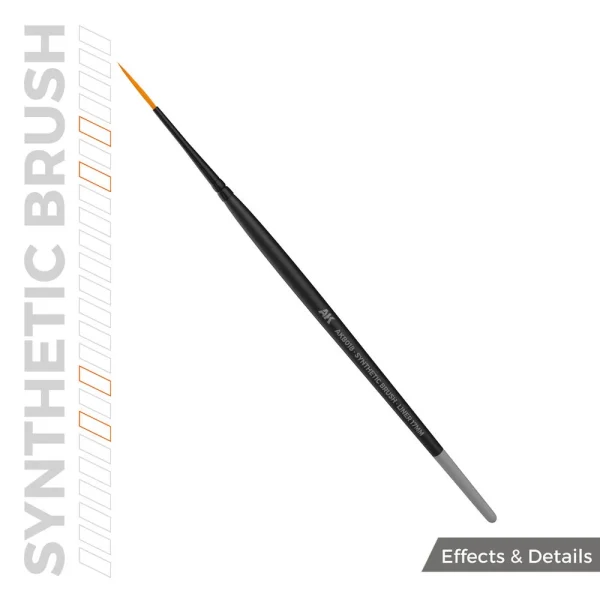 5568345577-1 AK Interactive - AK SYNTHETIC BRUSH - LINER 17mm - AKB018