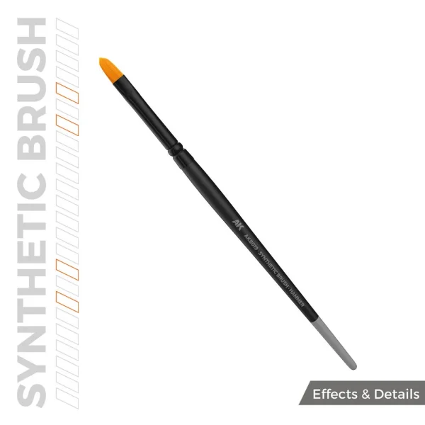 AK Interactive - AK SYNTHETIC BRUSH - HAMMER - AKB019
