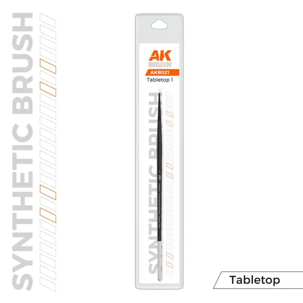 5568345607-2 AK Interactive - AK SYNTHETIC TABLETOP BRUSH - 1 - AKB021