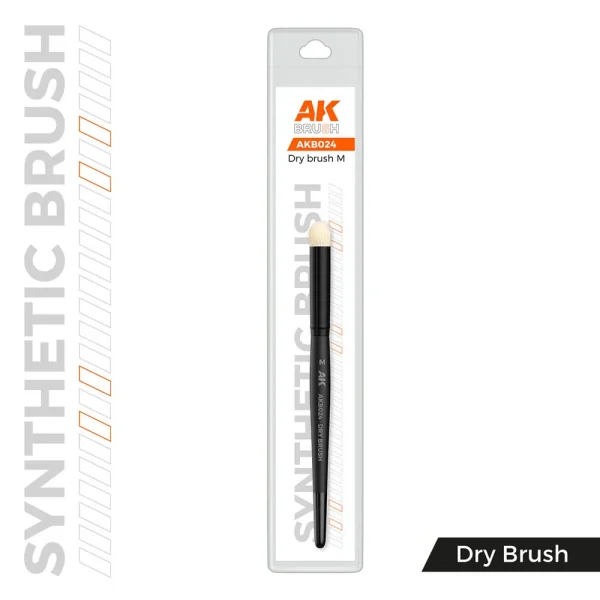 5568345638 AK Interactive – AK SYNTHETIC DRY BRUSH – M – AKB024 - AK Interactive - Ludik Vault