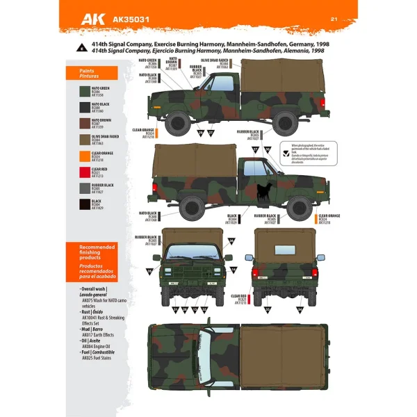 AK Interactive - M1008 TROOP CARRIER WITH TARP - AK35031