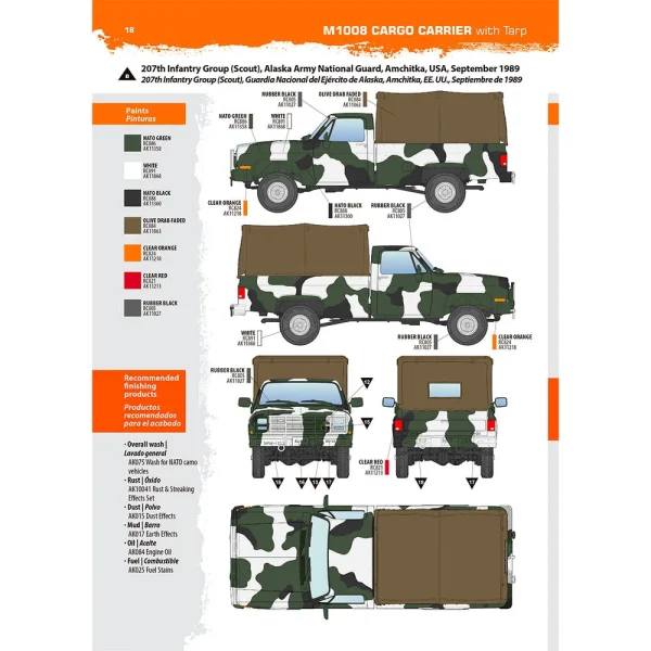 AK Interactive - M1008 TROOP CARRIER WITH TARP - AK35031