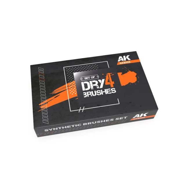 AK Interactive – DRY BRUSHES SET – AKB103 - AK Interactive - Ludik Vault