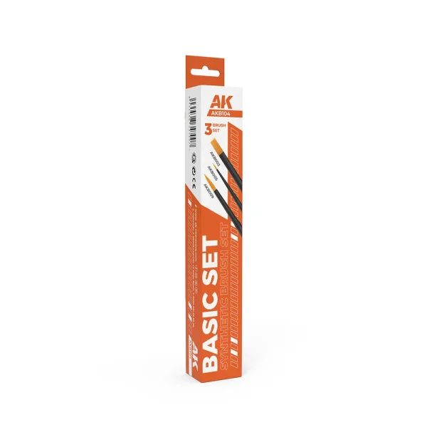 AK Interactive – BASIC BRUSHES SET (3 brushes) – AKB104 - AK Interactive - Ludik Vault