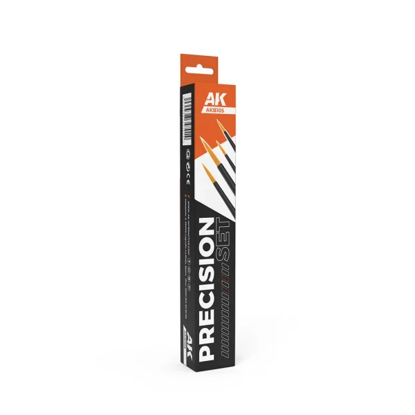 AK Interactive – PRECISION BRUSHES SET (4 brushes) – AKB105 - AK Interactive - Ludik Vault