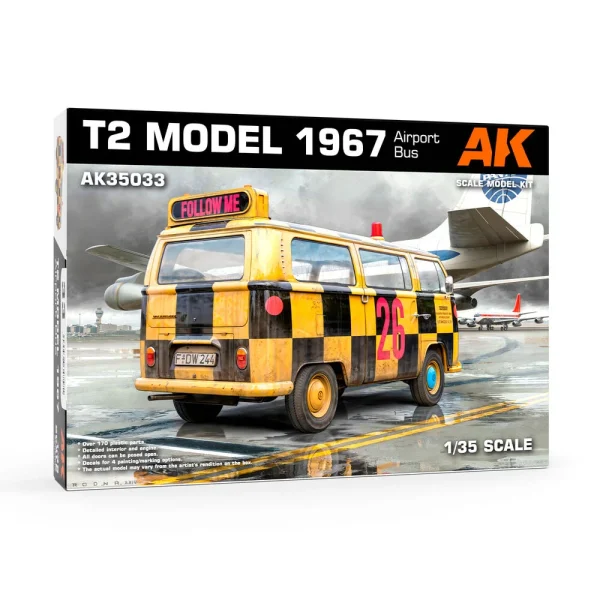 5568347571 AK Interactive – VOLKSWAGEN T2 Model 1967 Airport Bus – AK35033 - AK Interactive - Ludik Vault
