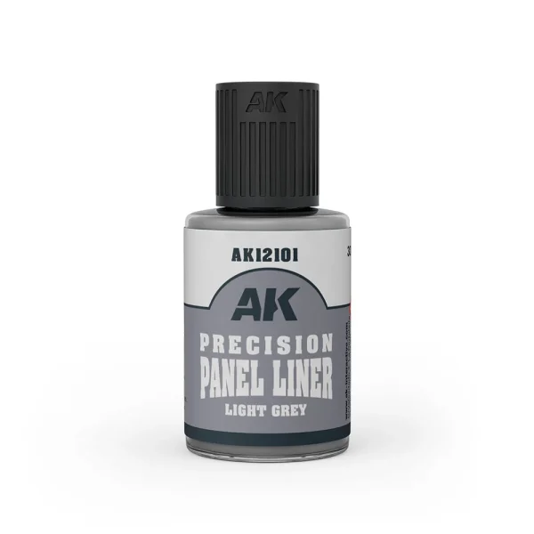 5568348738 AK Interactive – PRECISION PANELINER – LIGHT GREY 30ml – AK12101 - AK Interactive - Ludik Vault