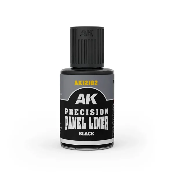5568348745 AK Interactive – PRECISION PANELINER- BLACK 30ml – AK12102 - AK Interactive - Ludik Vault