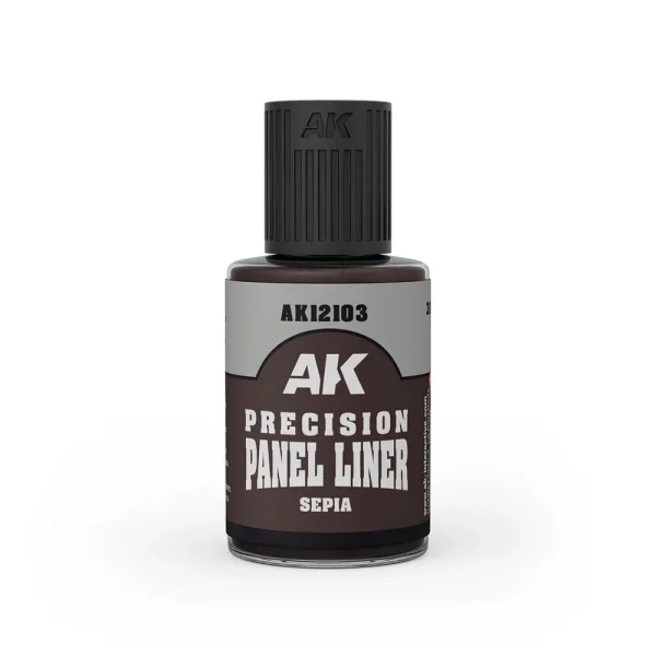 AK Interactive – PRECISION PANELINER- SEPIA 30ml – AK12103 - AK Interactive - Ludik Vault