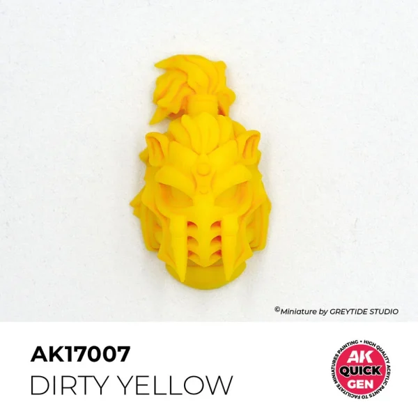5568349216-2 AK Interactive - DIRTY YELLOW 18 ml - QUICK GEN - AK17007