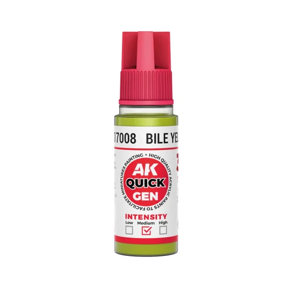 AK Interactive - BILE YELLOW 18 ml - QUICK GEN - AK17008