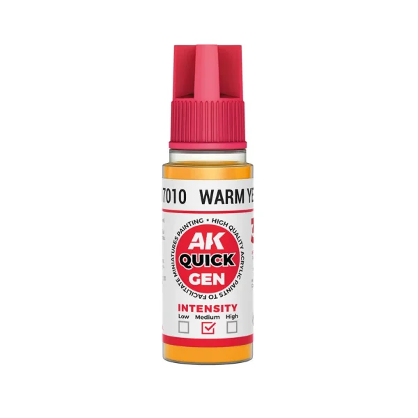 5568349247-1 AK Interactive - WARM YELLOW 18 ml - QUICK GEN - AK17010