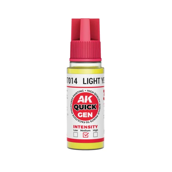 5568349285-1 AK Interactive - LIGHT YELLOW 18 ml - QUICK GEN - AK17014