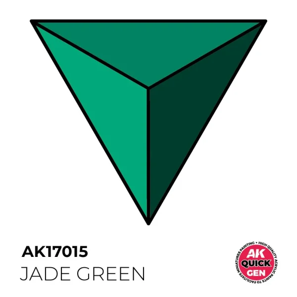 5568349292 AK Interactive – JADE GREEN 18 ml – QUICK GEN – AK17015 - AK Interactive - Ludik Vault