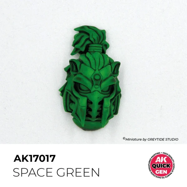 AK Interactive - SPACE GREEN 18 ml - QUICK GEN - AK17017
