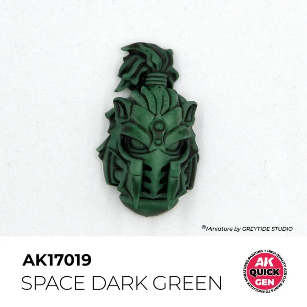 AK Interactive - SPACE DARK GREEN 18 ml - QUICK GEN - AK17019