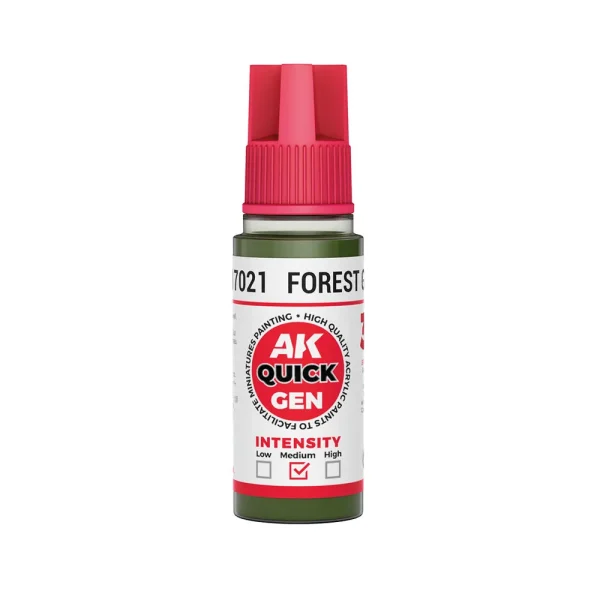 AK Interactive - FOREST GREEN 18 ml - QUICK GEN - AK17021