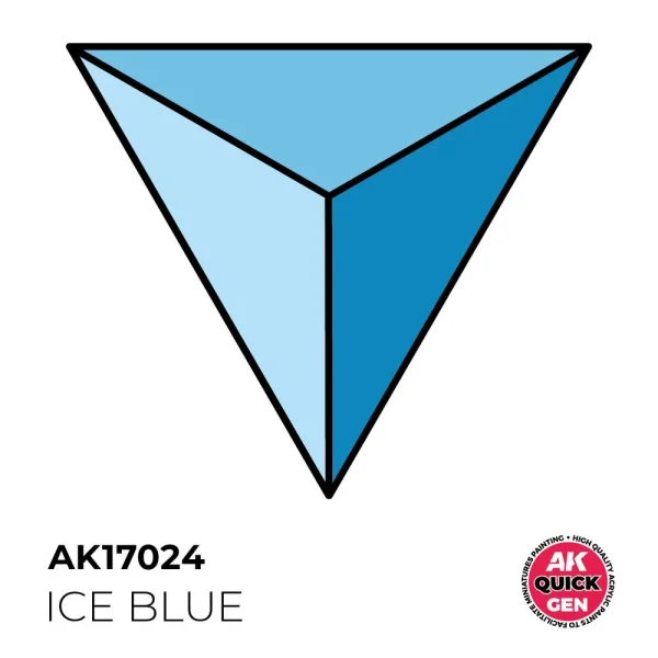 5568349384 AK Interactive – ICE BLUE 18 ml – QUICK GEN – AK17024 - AK Interactive - Ludik Vault