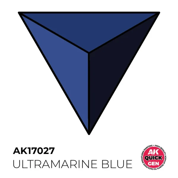 5568349414 AK Interactive – ULTRAMARINE BLUE 18 ml – QUICK GEN – AK17027 - AK Interactive - Ludik Vault