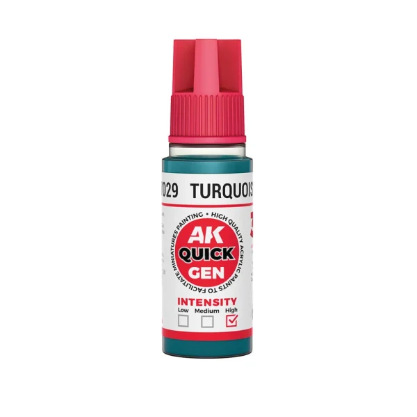 5568349438-1 AK Interactive - TURQUOISE BLUE 18 ml - QUICK GEN - AK17029