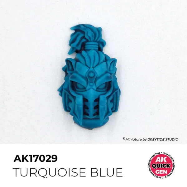 5568349438-2 AK Interactive - TURQUOISE BLUE 18 ml - QUICK GEN - AK17029
