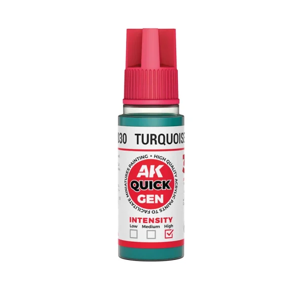 5568349445-1 AK Interactive - TURQUOISE GREEN 18 ml - QUICK GEN - AK17030
