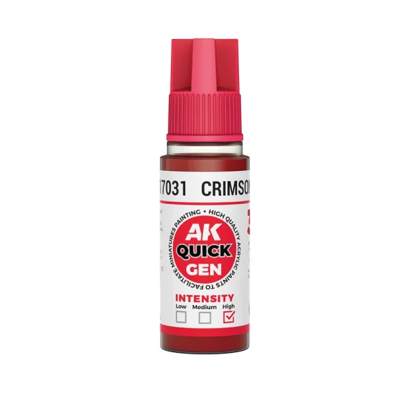 5568349452-1 AK Interactive - CRIMSON RED 18 ml - QUICK GEN - AK17031