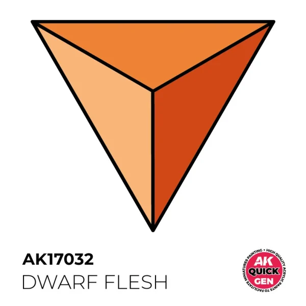 AK Interactive – DWARF FLESH 18 ml – QUICK GEN – AK17032 - AK Interactive - Ludik Vault