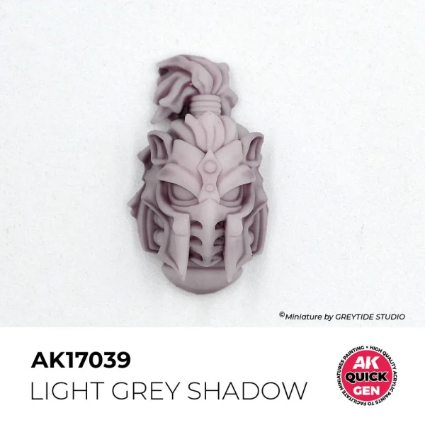 AK Interactive - LIGHT GREY SHADOW 18 ml - QUICK GEN - AK17039