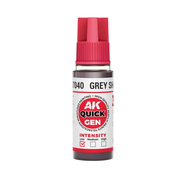 AK Interactive - GREY SHADOW 18 ml - QUICK GEN - AK17040
