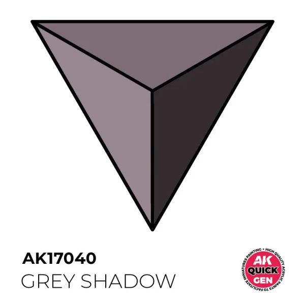AK Interactive – GREY SHADOW 18 ml – QUICK GEN – AK17040 - AK Interactive - Ludik Vault