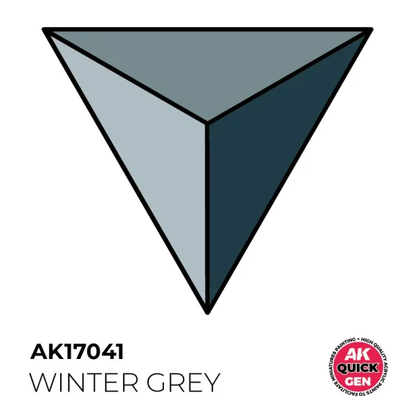 AK Interactive – WINTER GREY 18 ml – QUICK GEN – AK17041 - AK Interactive - Ludik Vault