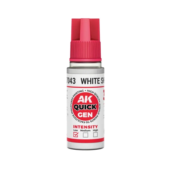 5568349575-1 AK Interactive - WHITE SHADOW 18 ml - QUICK GEN - AK17043