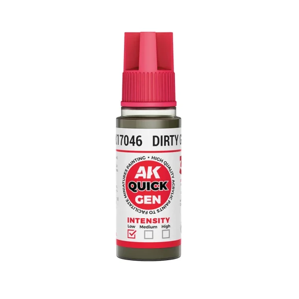5568349605-1 AK Interactive - DIRTY GREY 18 ml - QUICK GEN - AK17046