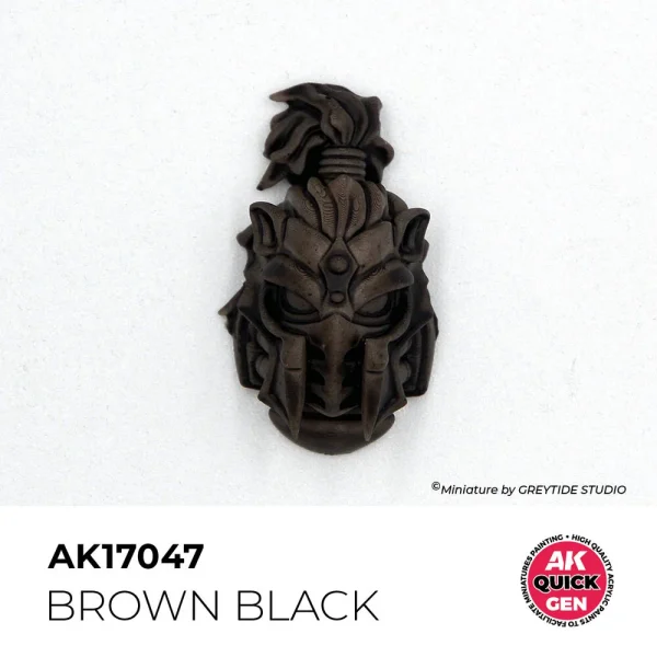 5568349612-2 AK Interactive - BROWN BLACK 18 ml - QUICK GEN - AK17047