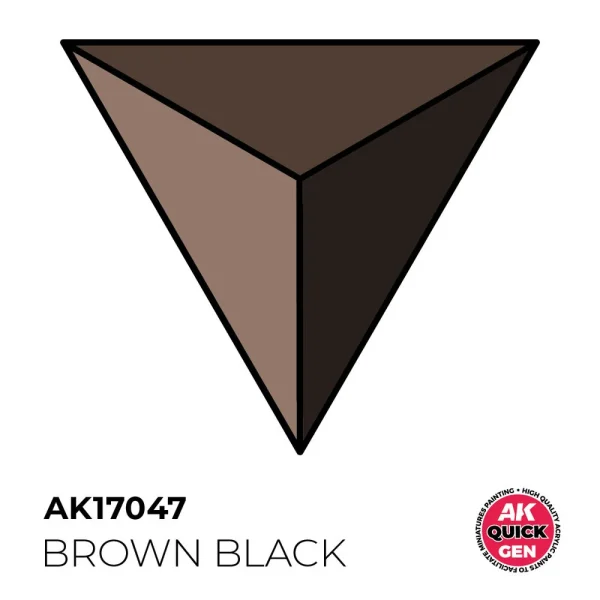 5568349612 AK Interactive – BROWN BLACK 18 ml – QUICK GEN – AK17047 - AK Interactive - Ludik Vault