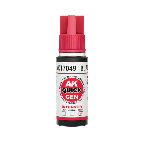 5568349636-1 AK Interactive - BLACK 18 ml - QUICK GEN - AK17049