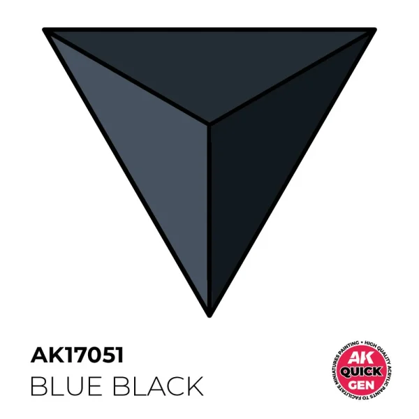 5568349650 AK Interactive – BLUE BLACK 18 ml – QUICK GEN – AK17051 - AK Interactive - Ludik Vault