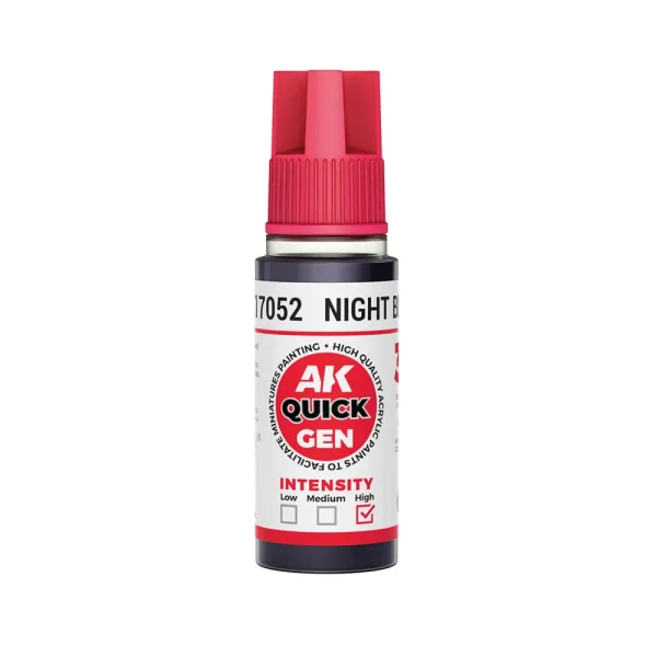 5568349667-1 AK Interactive - NIGHT BLACK 18 ml - QUICK GEN - AK17052