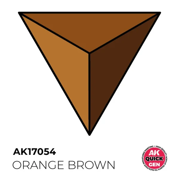 AK Interactive – ORANGE BROWN 18 ml – QUICK GEN – AK17054 - AK Interactive - Ludik Vault